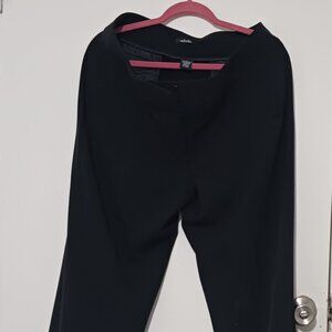 Rafaella Women's black straight leg dress pants